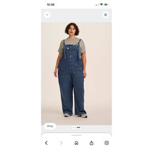 Ali- Lucy & Yak Denim Dungarees Overalls Blue Organic Cotton US 20R